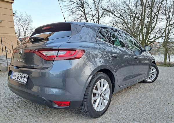 Renault Megane cena 44900 przebieg: 91000, rok produkcji 2017 z Iława małe 277